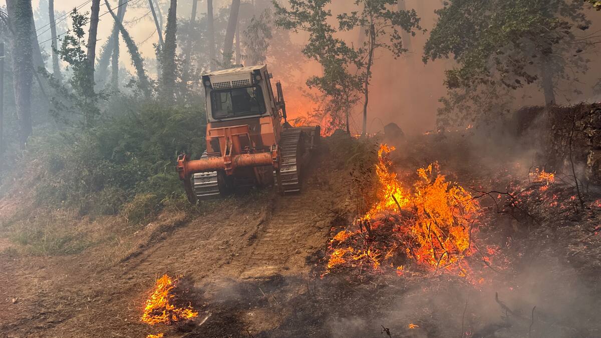 Actualización de los incendios del área de Vigo