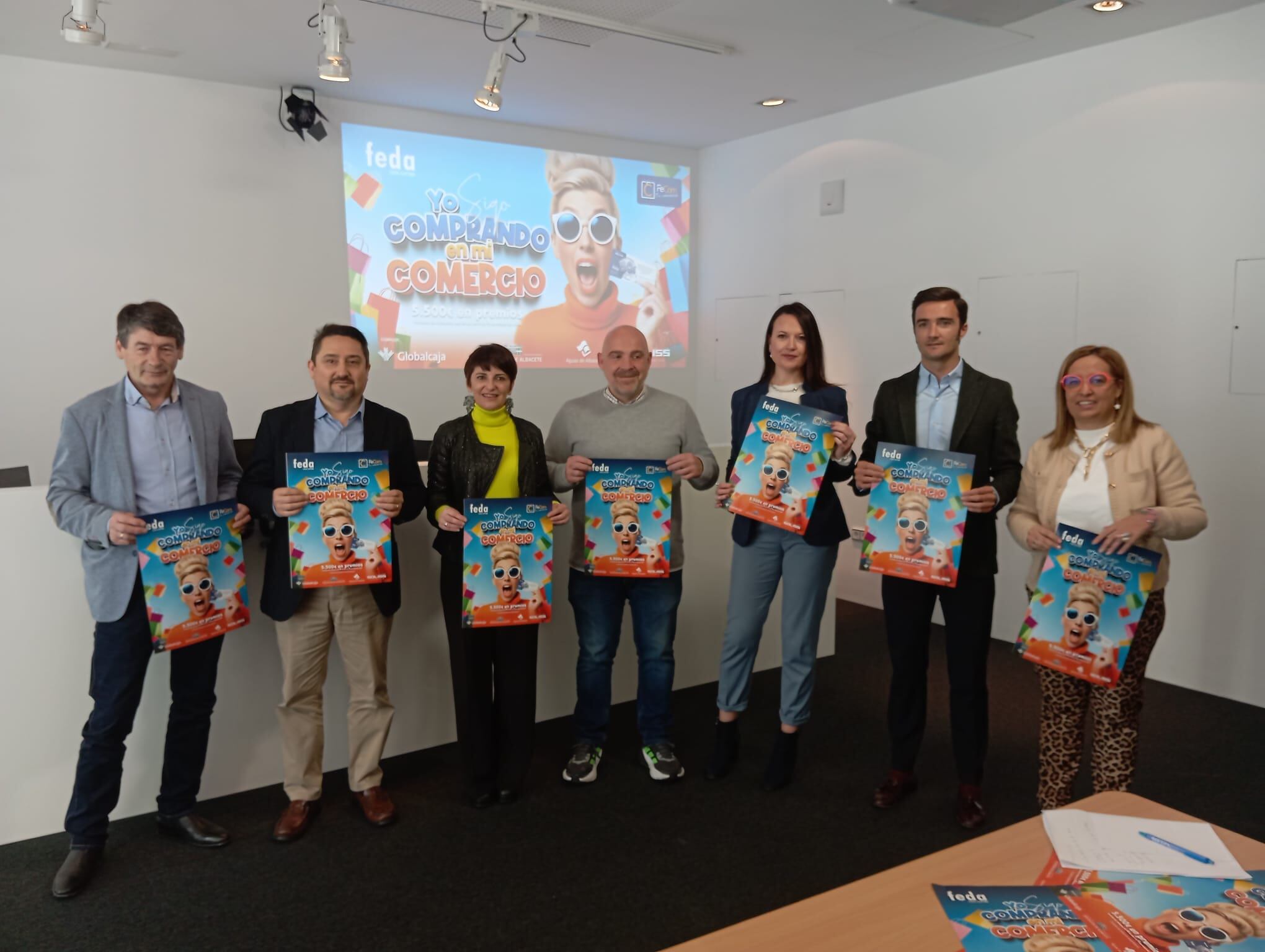 Presentación de la campaña en la sede de FEDA