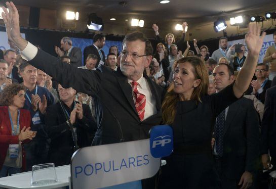 Mariano Rajoy y Alicia Sanchez Camacho en Barcelona