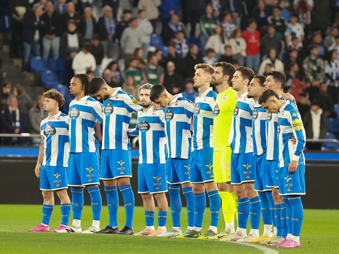 Once del Dépor frente a la Cultural Leonesa | Foto: RCDeportivo