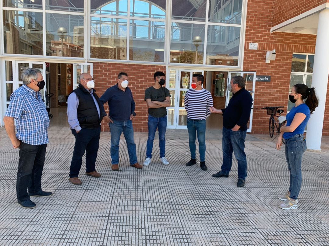 Visita de Carles Mulet a Dénia.