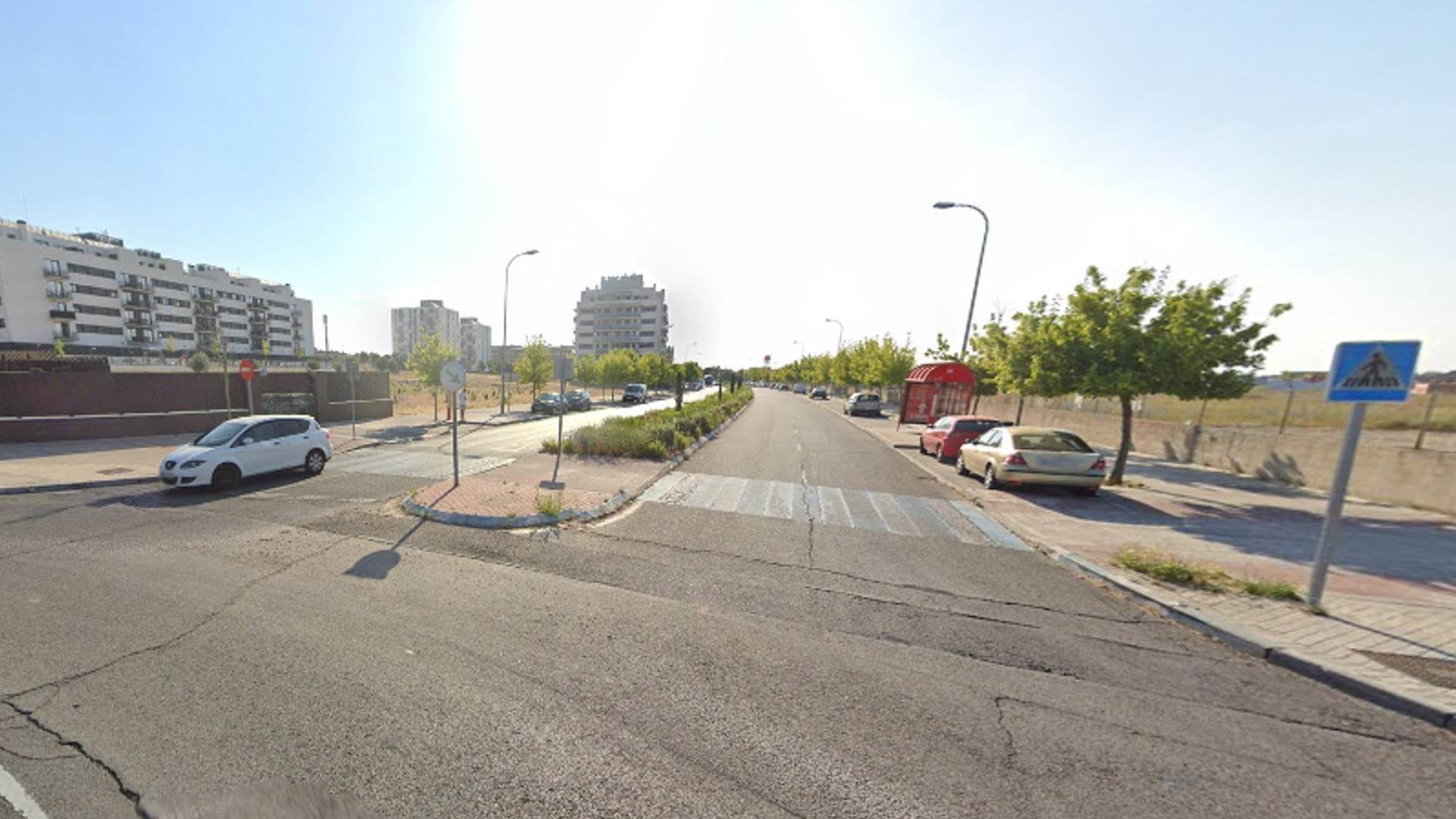 La calle Rosalía de Castro de Valdemoro