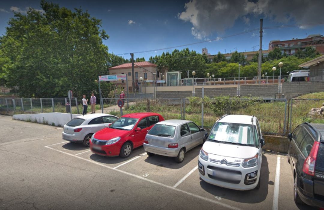 Imagen de la estación de Sant Boi de Llobregat desde el exterior