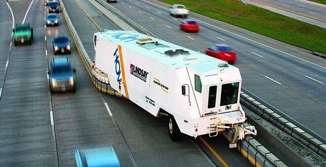 Un sistema de mitjana mòbil a l'autopista Interestatal 15 de California