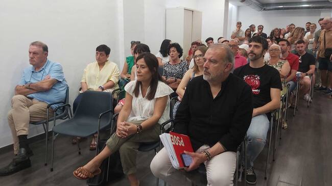 Imagen general de los asistentes a la asamblea extraordinaria previa a las votaciones