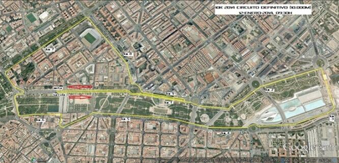 Recorrido 10K Divina Pastora