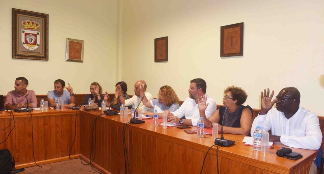 Concejales del PSOE en el Ayuntamiento de San Bartolomé.