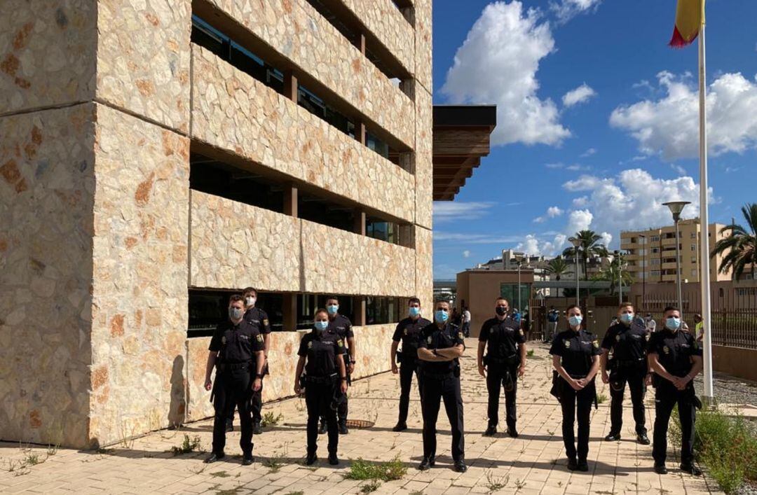 Los nuevos agentes destinados a la Comisaria de Ibiza