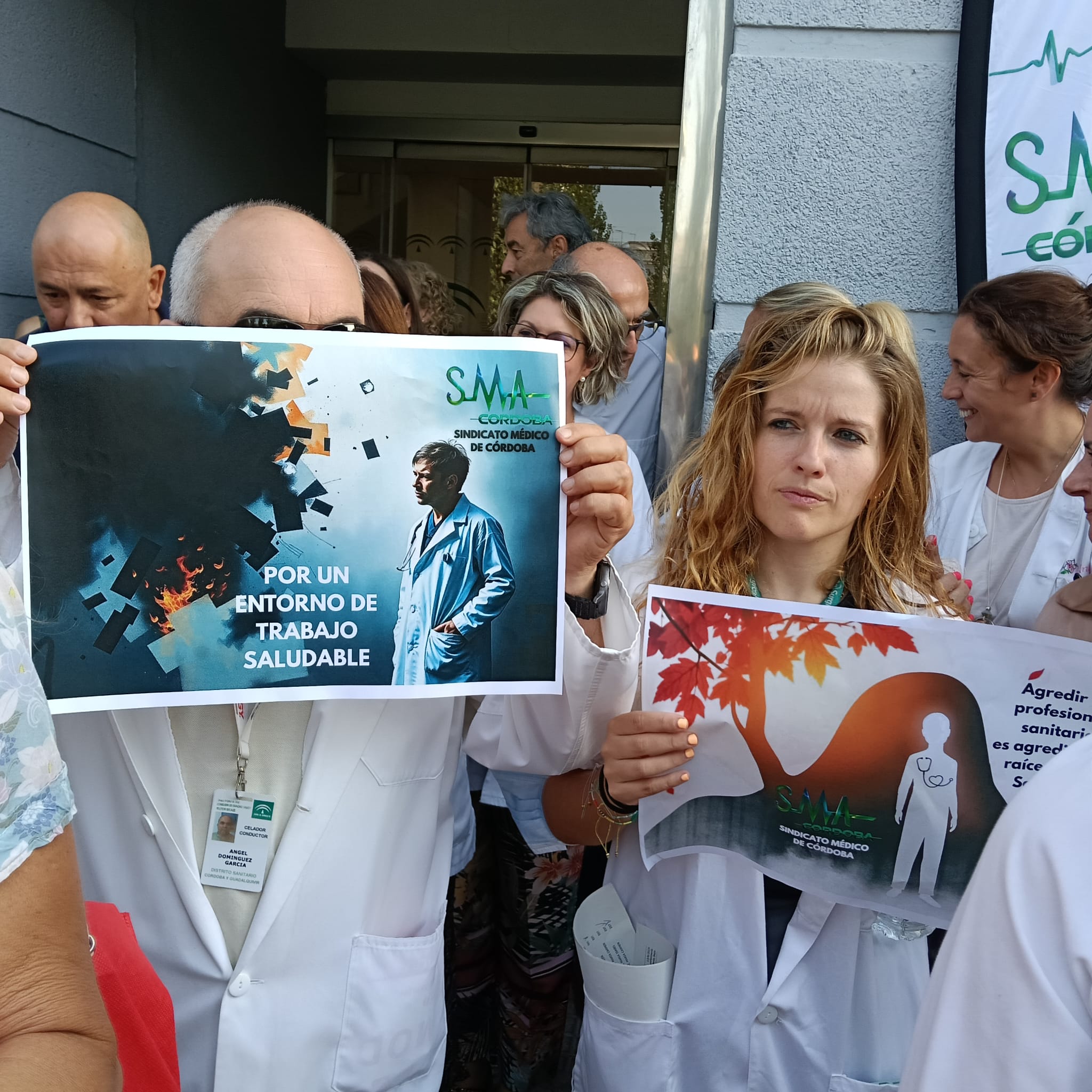 Concentración del sindicato médico en Córdoba