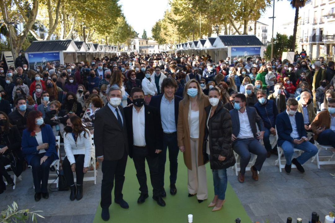 Inauguración de la Fiesta del Primer Aceite de Jaén en Baeza.