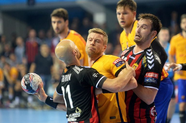 Partido del FC Barcelona en Macedonia