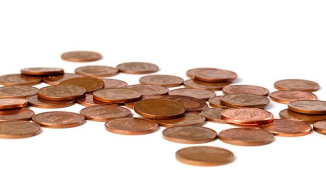 Monedas de céntimo de euro.