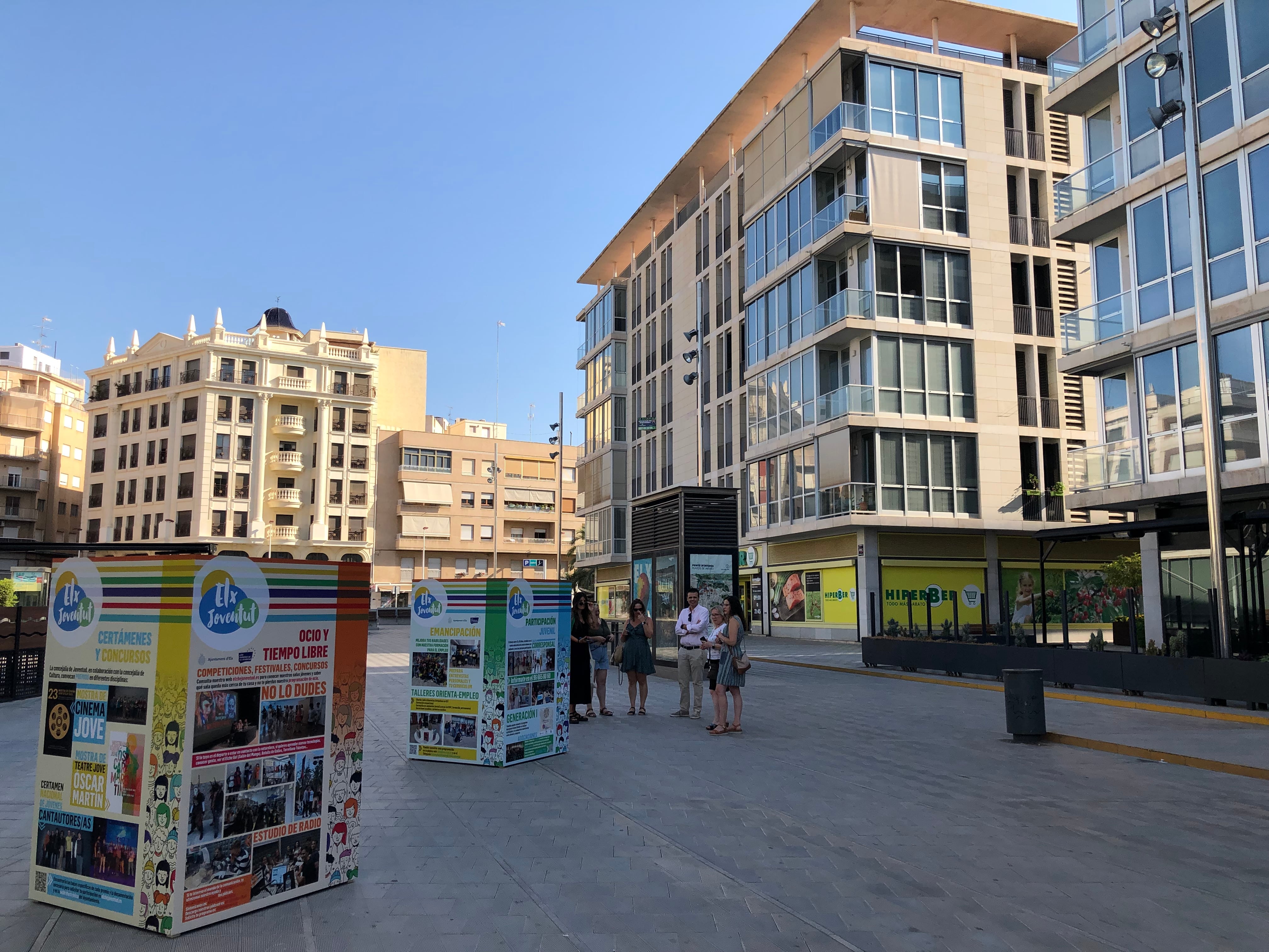 Imagen de la exposición en Porta de la Morera