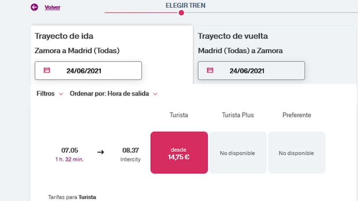 Hasta 42 euros puede costar un billete para el tren madrugador