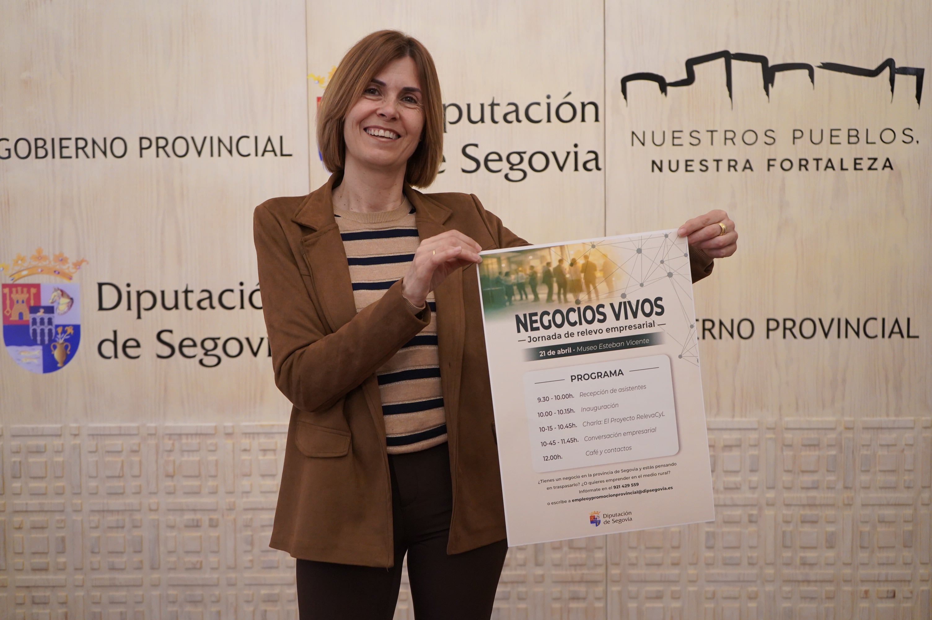 La diputada de Promoción Provincial y Desarrollo Rural Sostenible, Magdalena Rodríguez, presenta ‘Negocios Vivos’