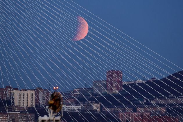 El eclipse, desde Vladivostok.