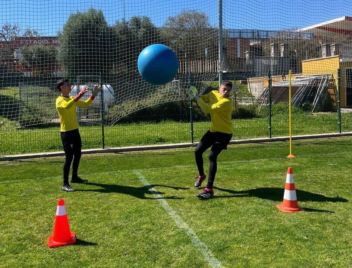 Un entrenamiento del Algeciras