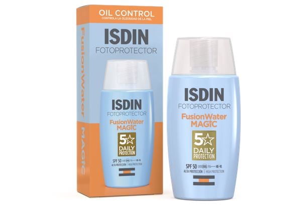 Crema solar de Isdin Fusion Water Magic SPF 50.