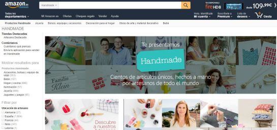 Web de Handmade.