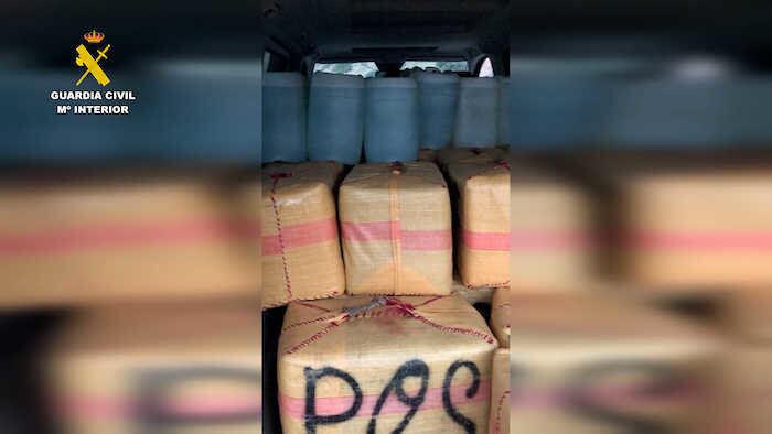 Operación de la Guardia Civil contra el tráfico de hachís.