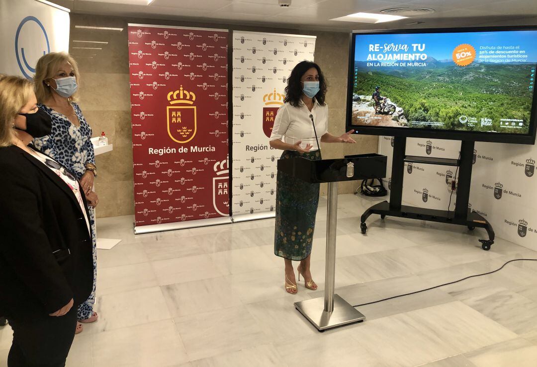 Cristina Sánchez en la presentación de la nueva campaña