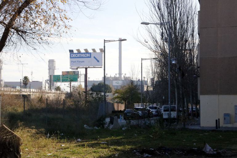 Plano general de la zona donde ha aparecido el cuerpo de la mujer.