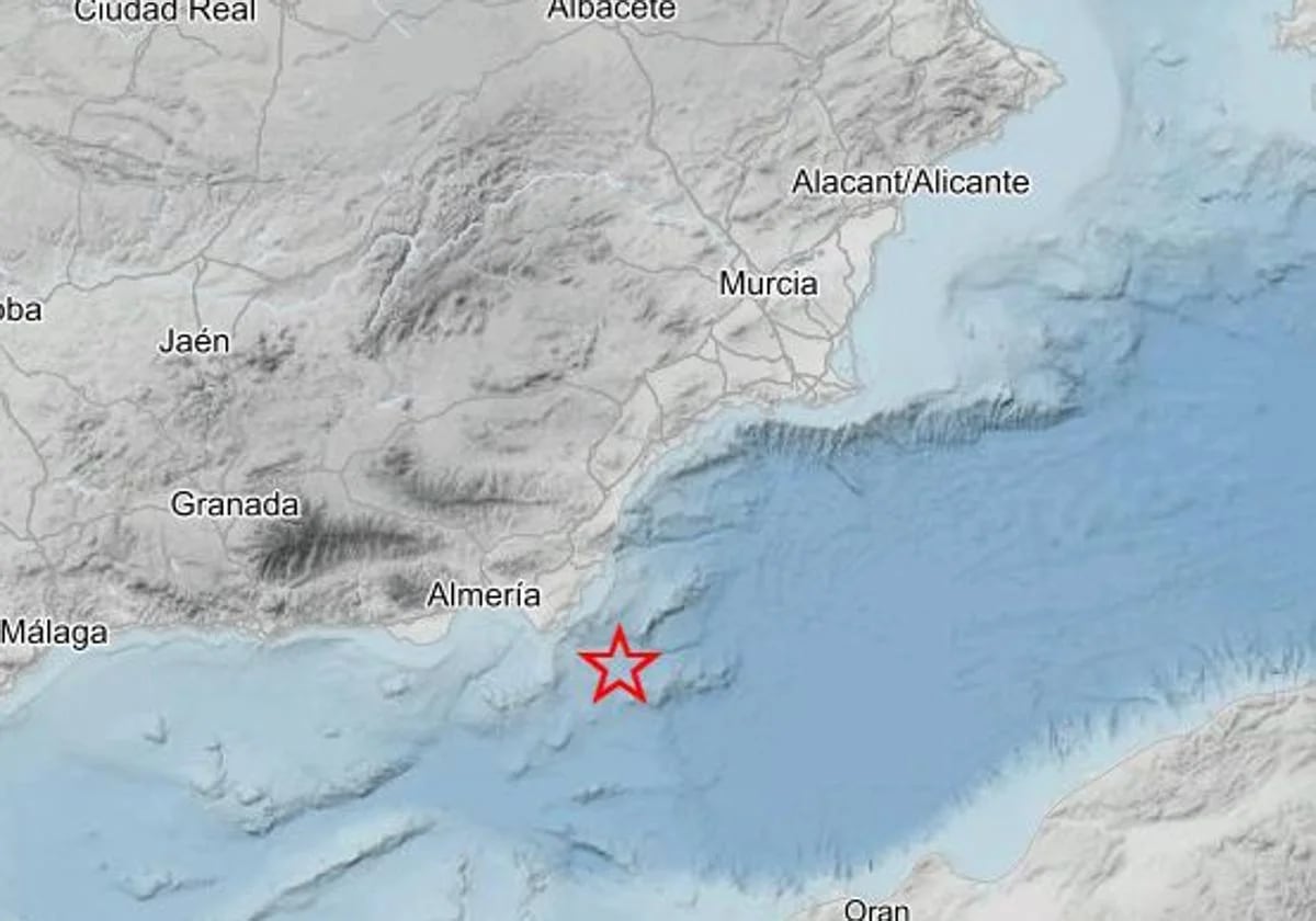Terremoto en la costa almeriense