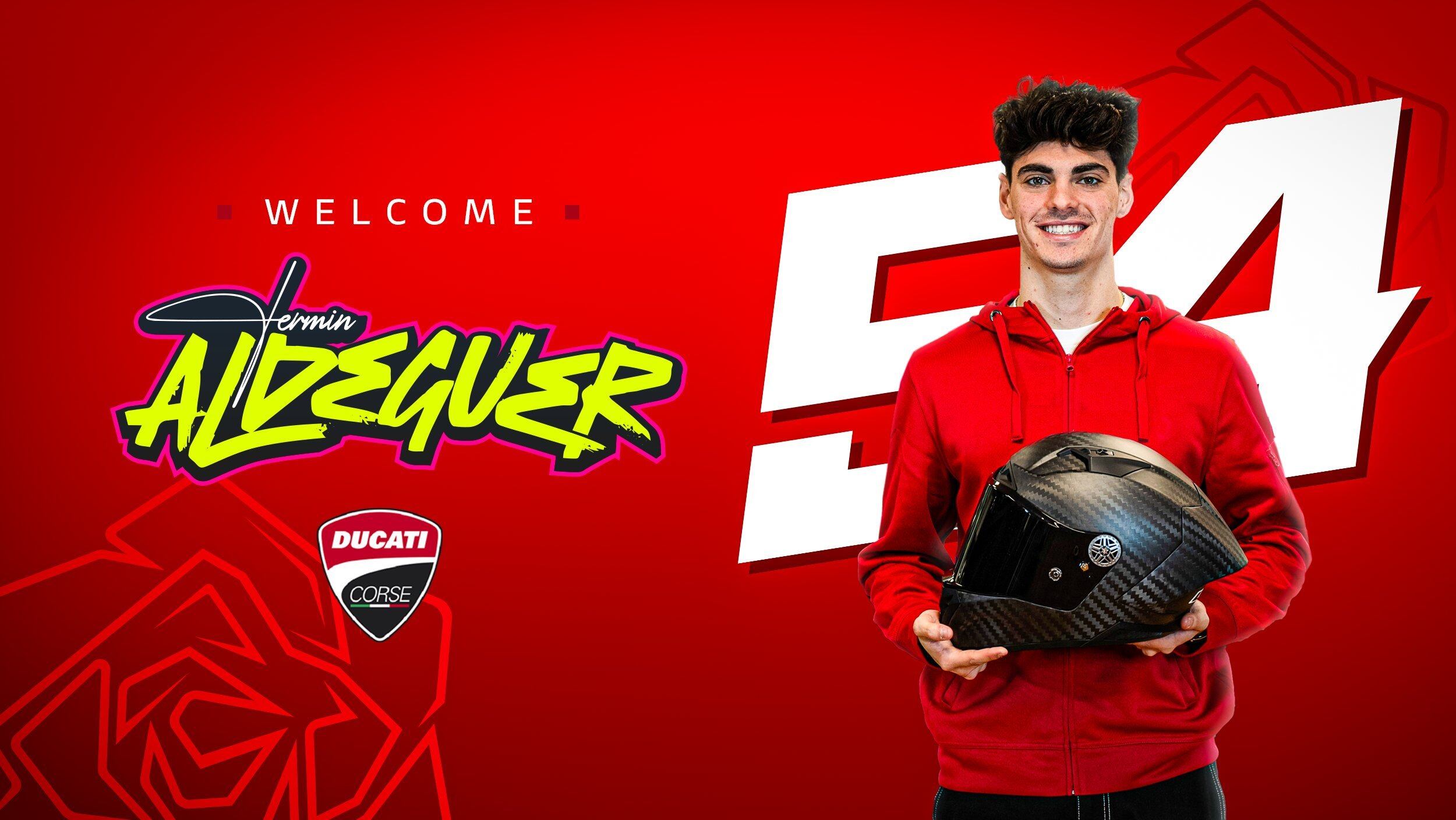 Fermín Aldeguer firma con Ducati