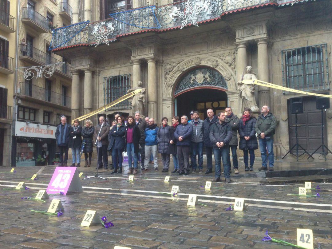 Concentración Ayuntamiento de Pamplona
