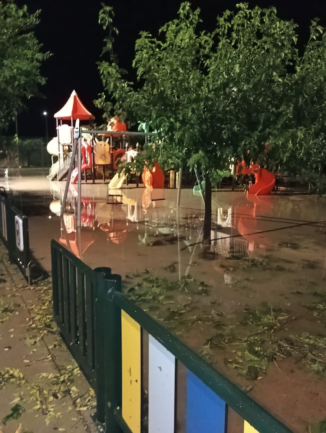 Inundaciones en Bárboles tras el paso de la DANA.
