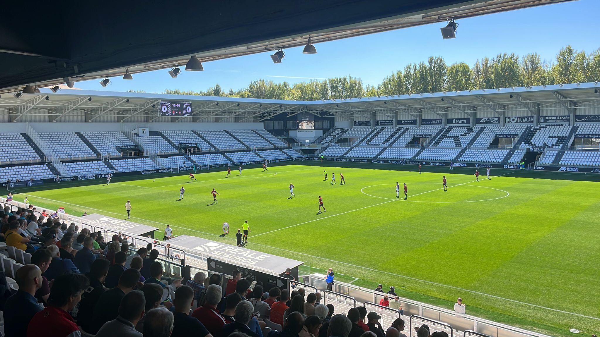 Derrota ante Osasuna en el Plantío