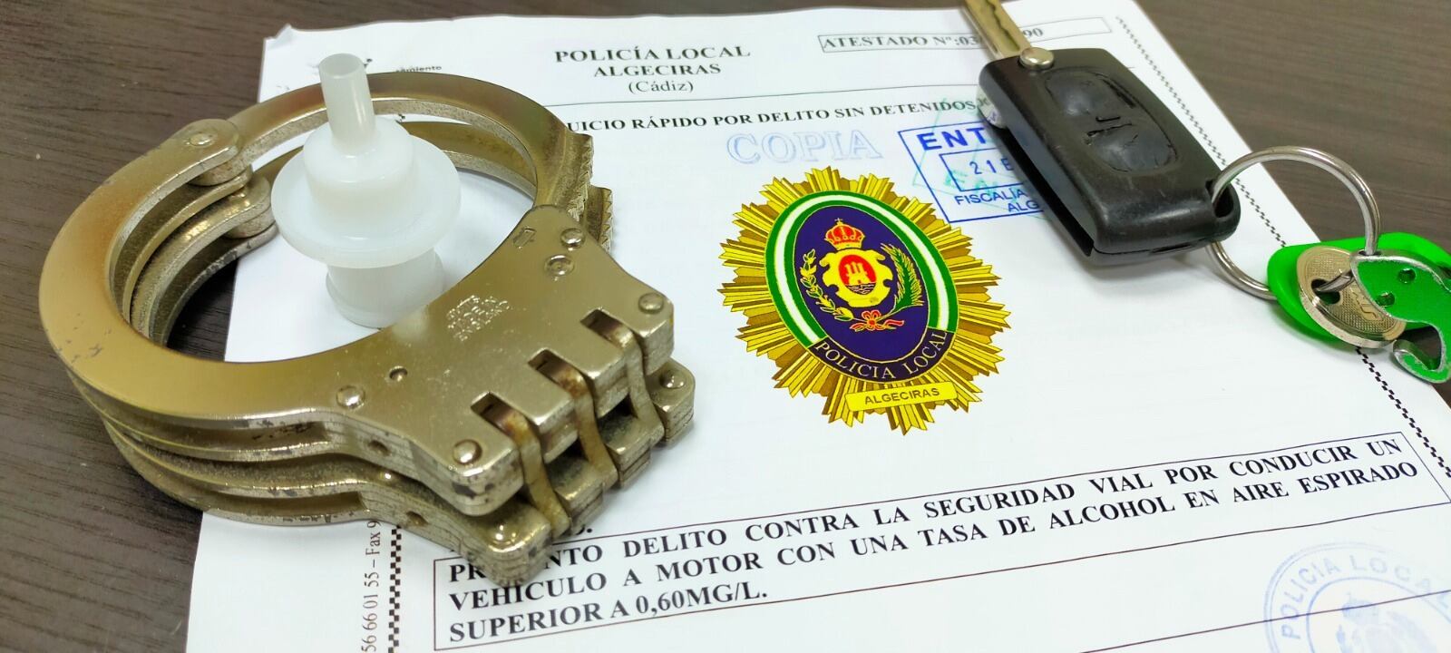 Una actuación de la Policía Local