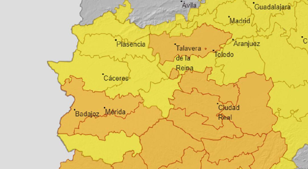 Niveles de alerta para Extremadura el sábado 10 de julio de 2021