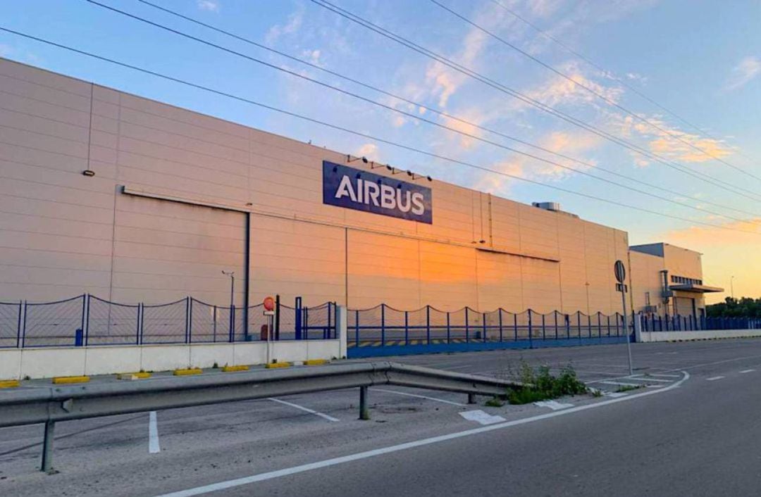 Fábrica de Airbus en Puerto Real al amanecer