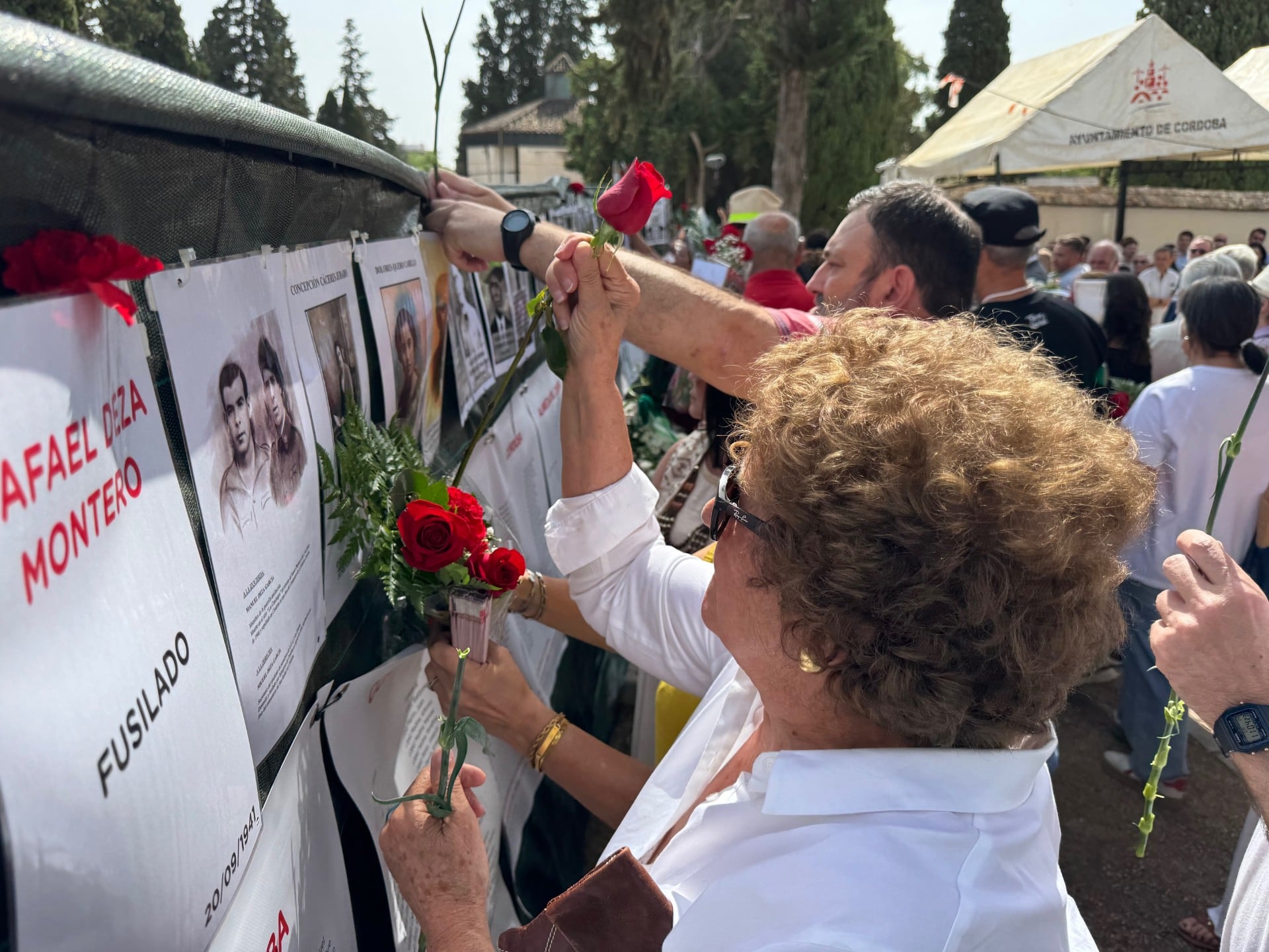 Acto de homenaje a las víctimas del franquismo en Córdoba