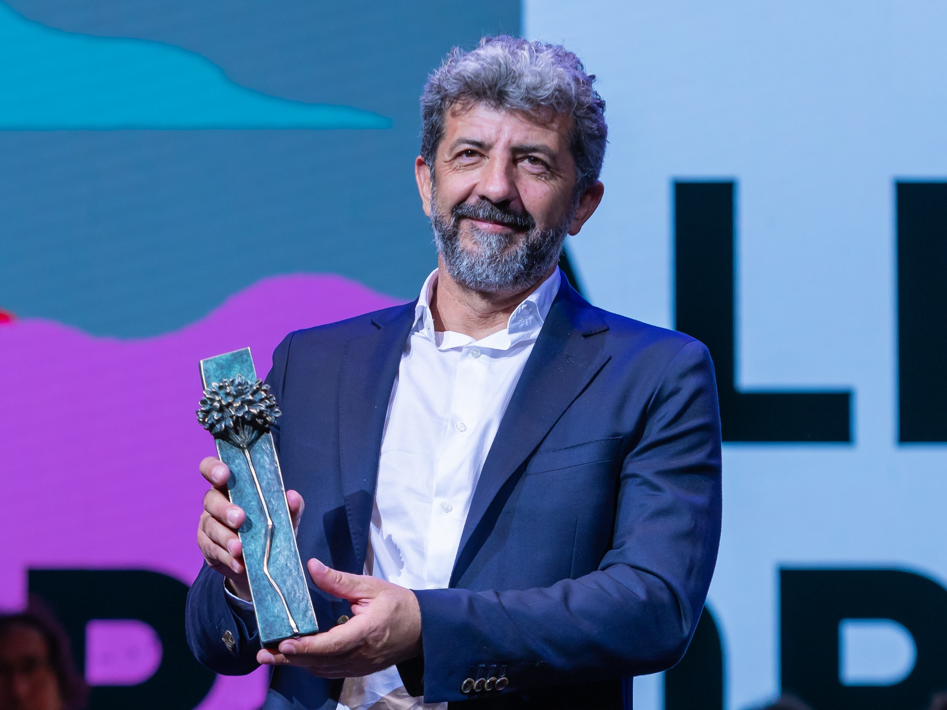 Alberto Rodríguez recoge el premio en la 26 edición del Festival de Málaga