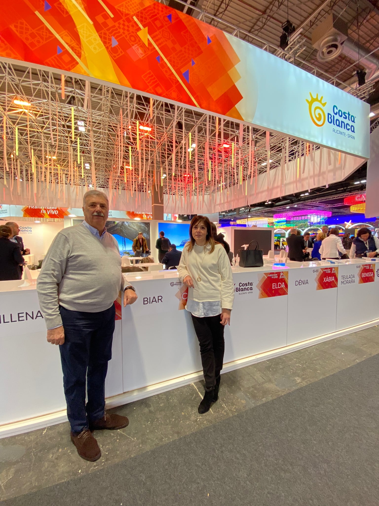 La Alcaldesa y el concejal de turismo de Biar