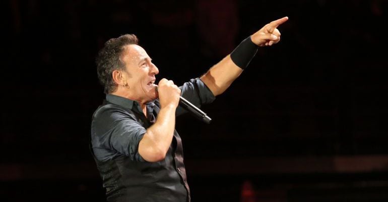 Bruce Springsteen durante un concierto de su gira