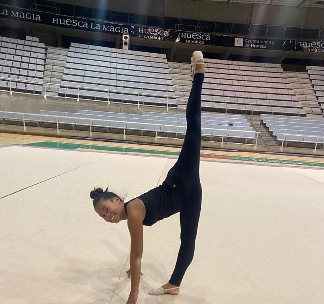 Shannea Marco, gimnasta del Club 90