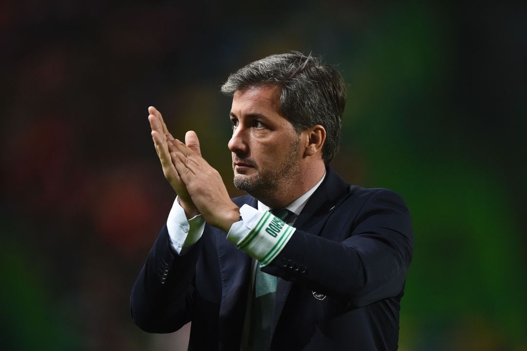 Bruno de Carvalho durante el encuentro del Sporting de Portugal ante el Oporto.