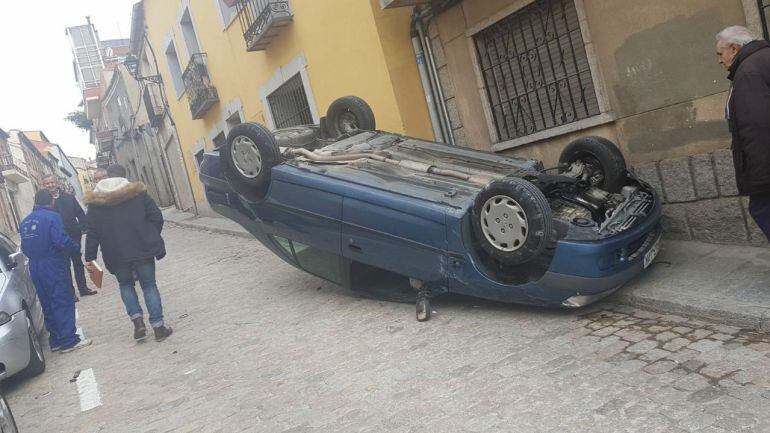 El accidente se produjo en la calle Vallespín