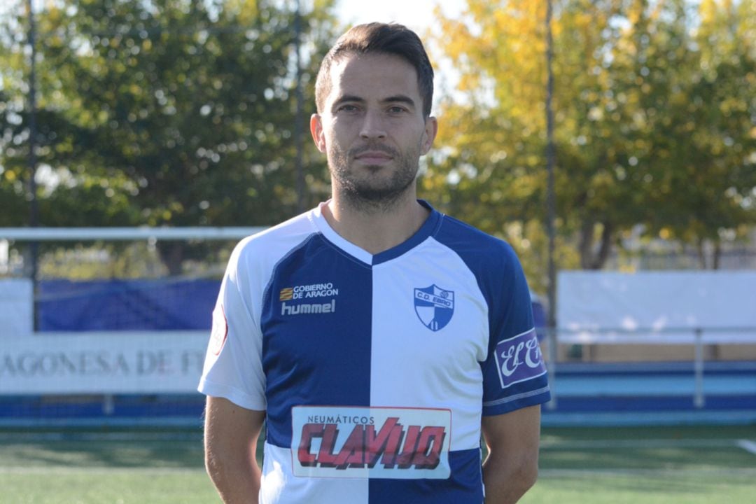 Jesús Rubio, jugador del CD Ebro