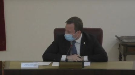 Vicente Casañ durante su comparecencia