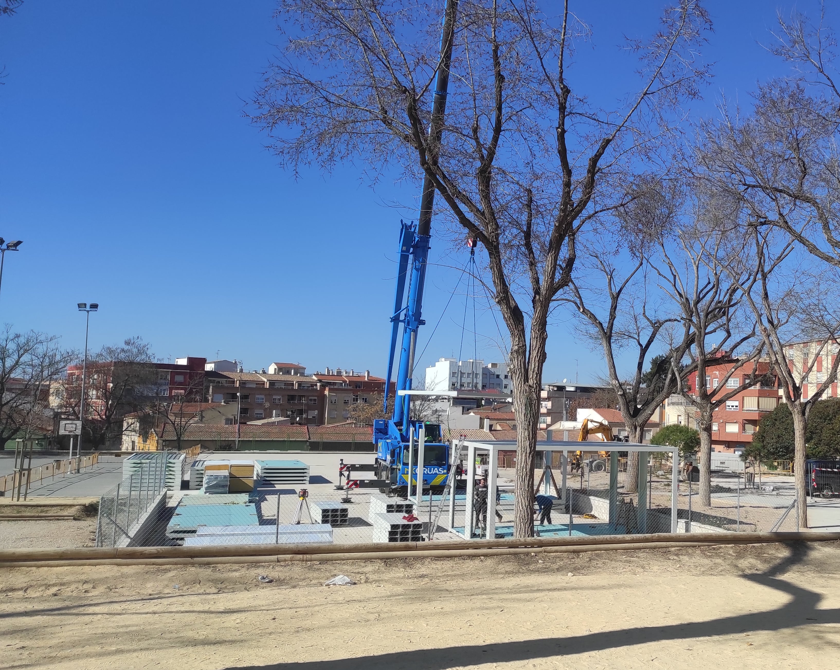 Momento de las obras