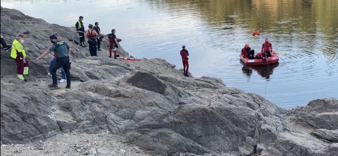 El SUMMA 112 ha dado asistencia psicológica a familiares de la víctima que se encontraban en la zona durante el rescate