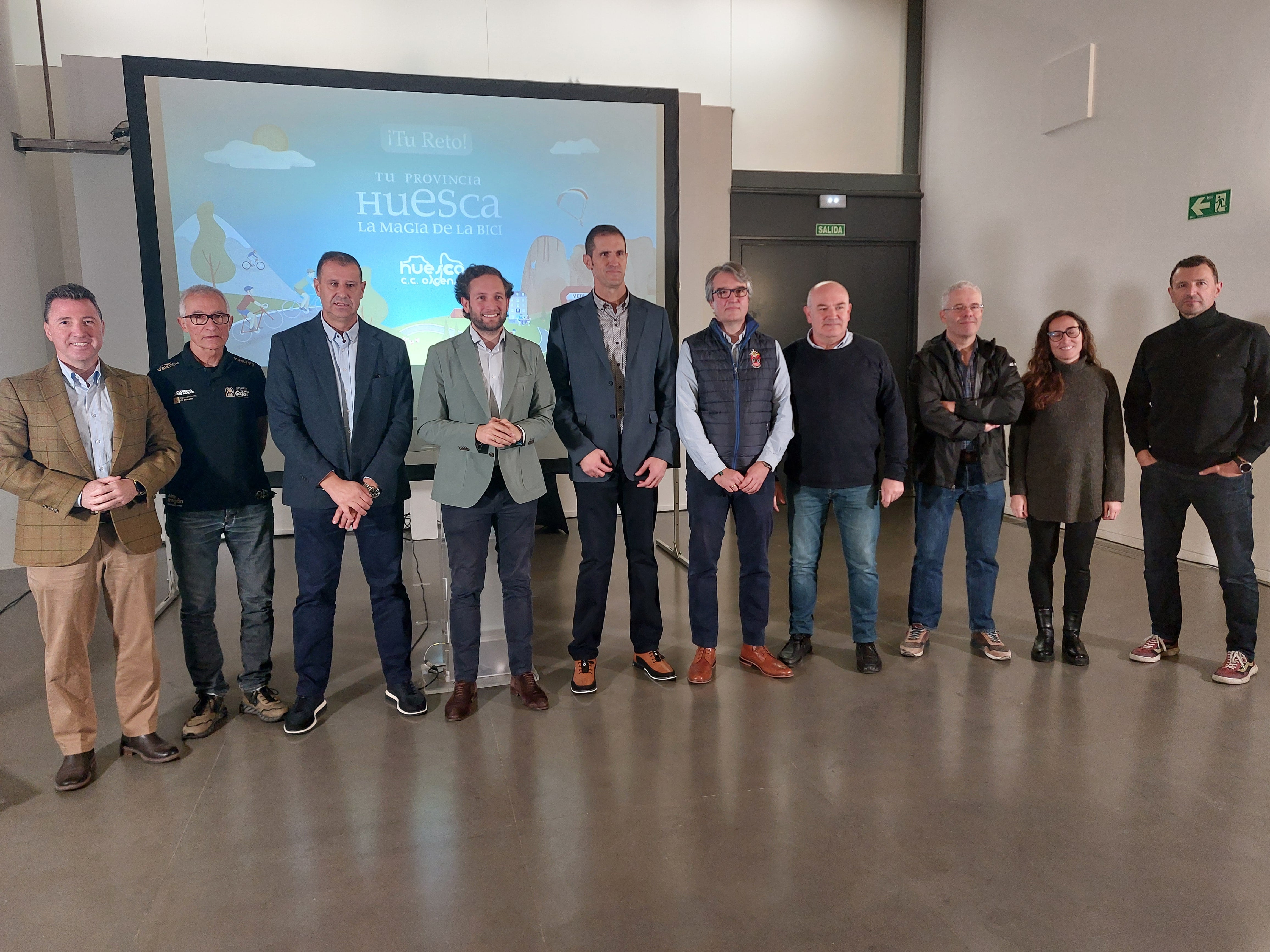 DIputación Provincial de Huesca y clubes ciclistas han presentado el proyecto