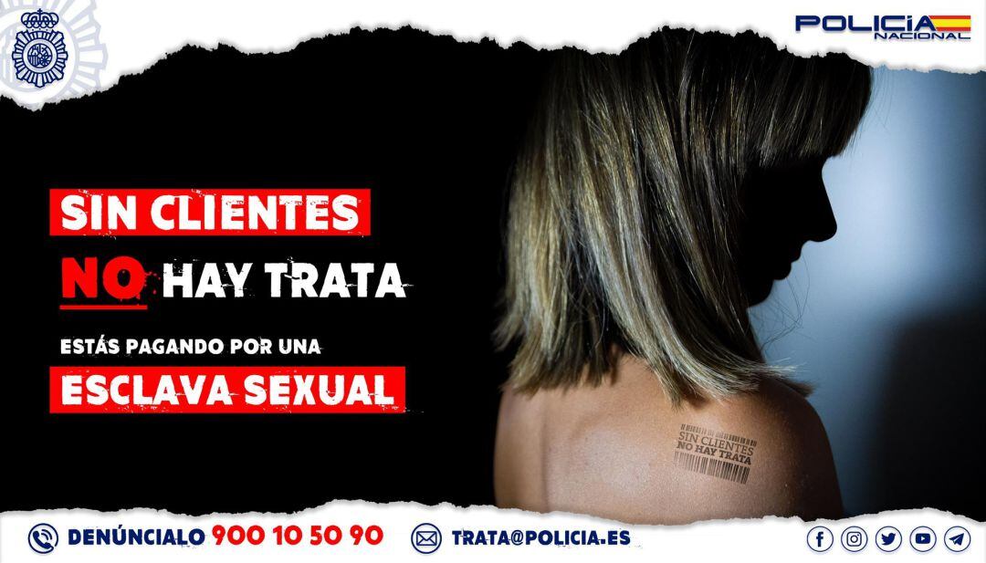 La Policía Nacional lanza un vídeo dirigido al consumidor de prostitución