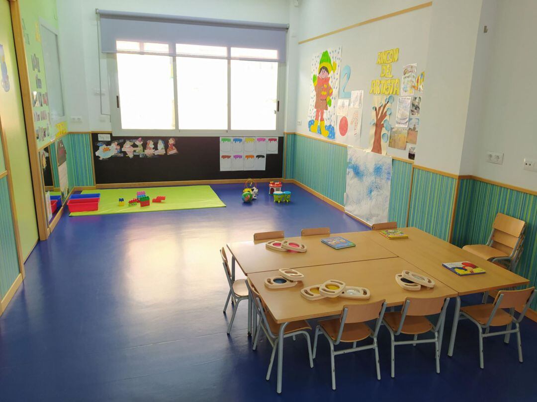 Clase de infantil en València