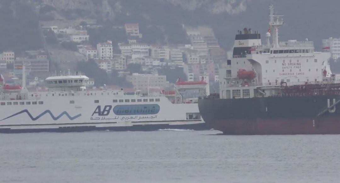 Barcos en la Bahía de Algeciras