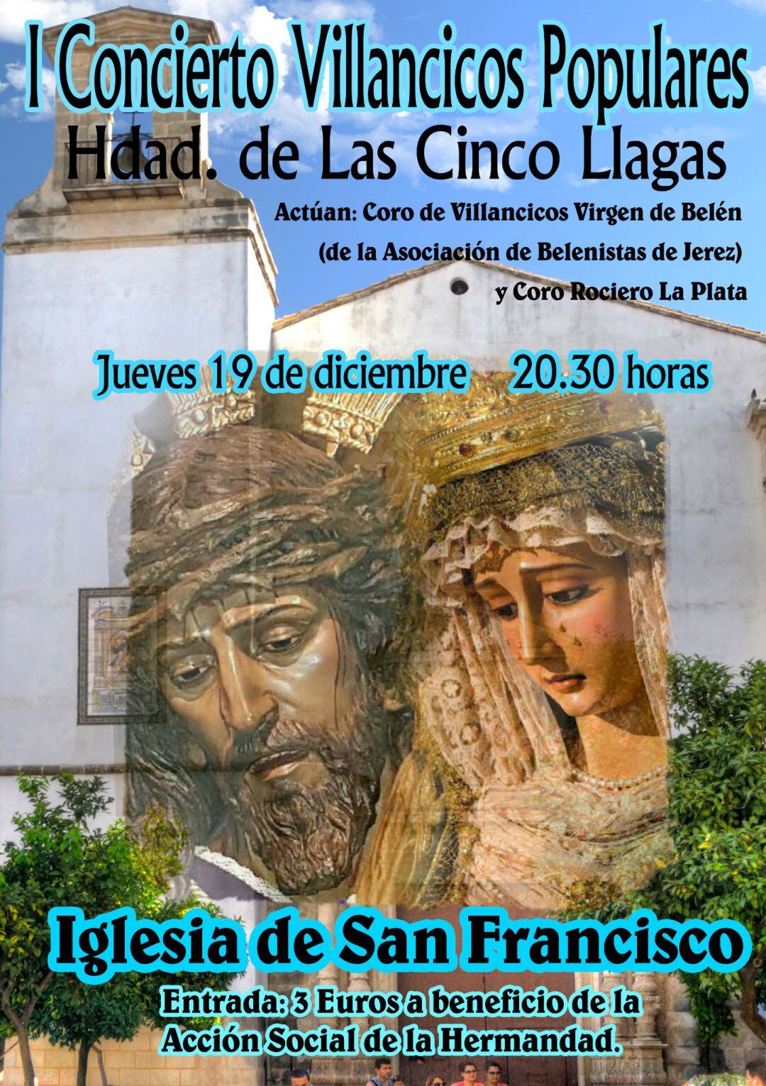 Cartel del I Concierto Villancicos Populares